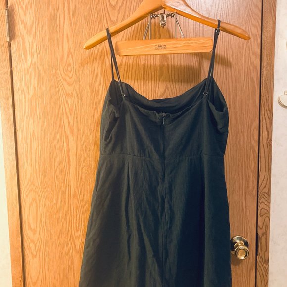 UO Riley Button-Down Linen Mini Dress - Picture 6 of 6